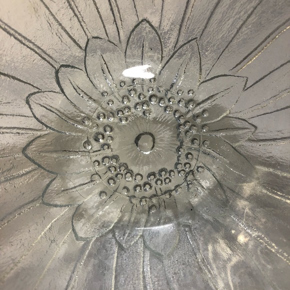 Vintage Indiana Glass Co. Lily Pons Clear Line #605 pattern clear glass 7” - Picture 4 of 8